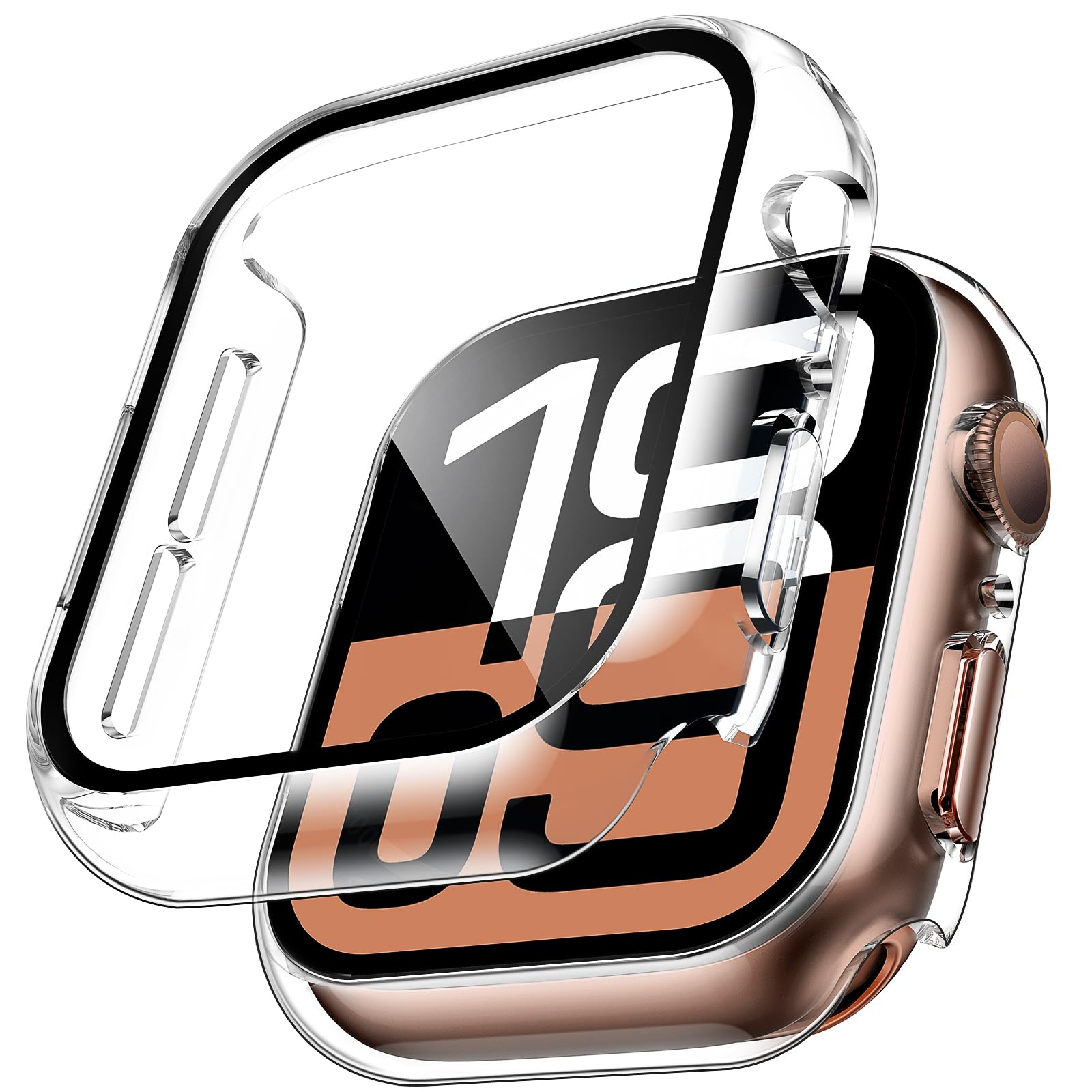 Smartwatch Case - 2 Buah Casing Kaca Tempered untuk