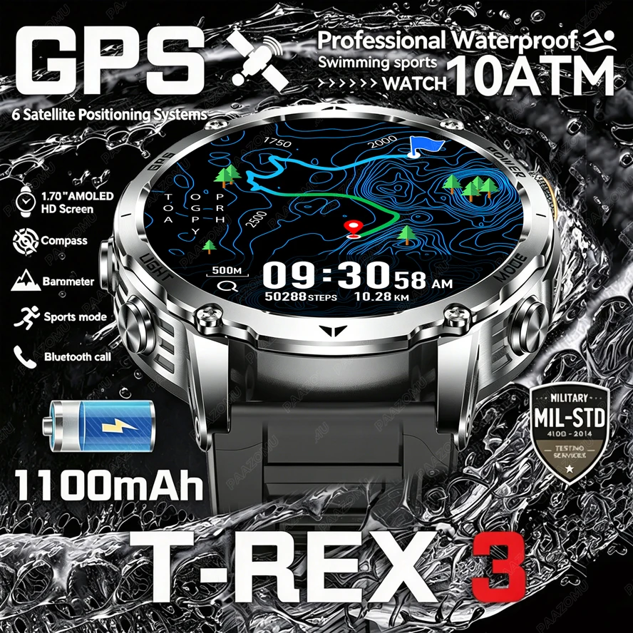Smartwatch M Active - Jam Tangan Pintar T-Rex 3 Kelas