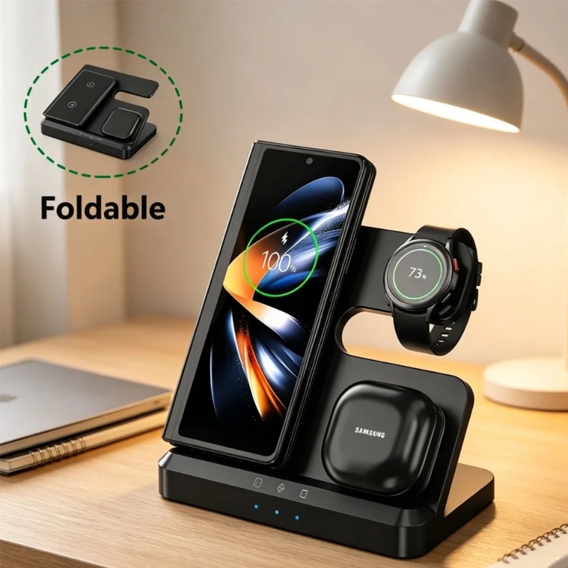 Pengisi Daya Nirkabel Cepat 3  - Smartwatch Ac ulasan dan harga