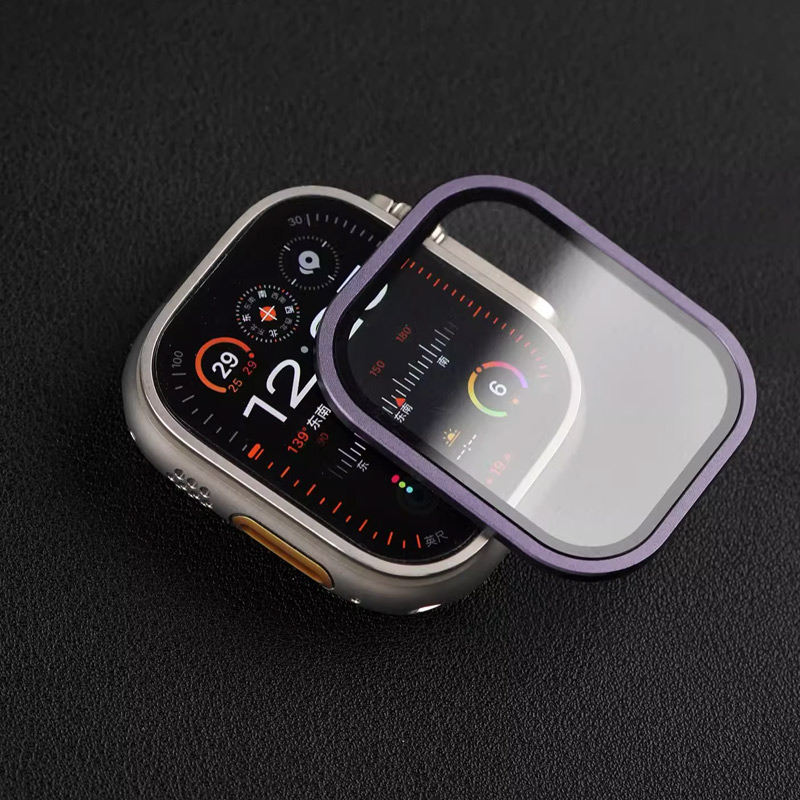 Kaca Tempered untuk Apple Watc - Smartwatch Case ulasan dan harga