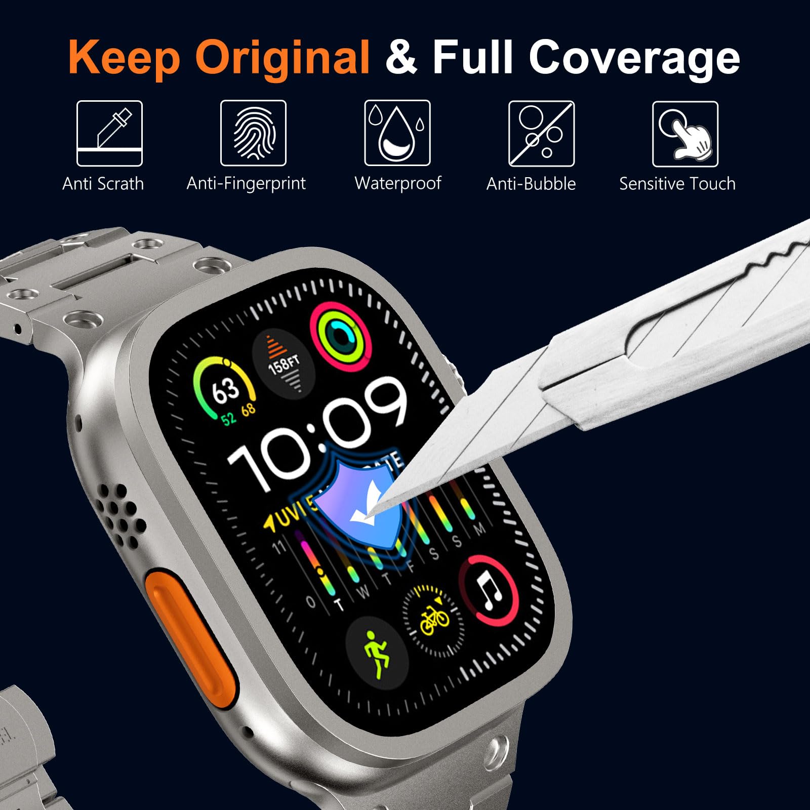 Kaca antigores untuk jam tanga - Smartwatch Case ulasan dan harga