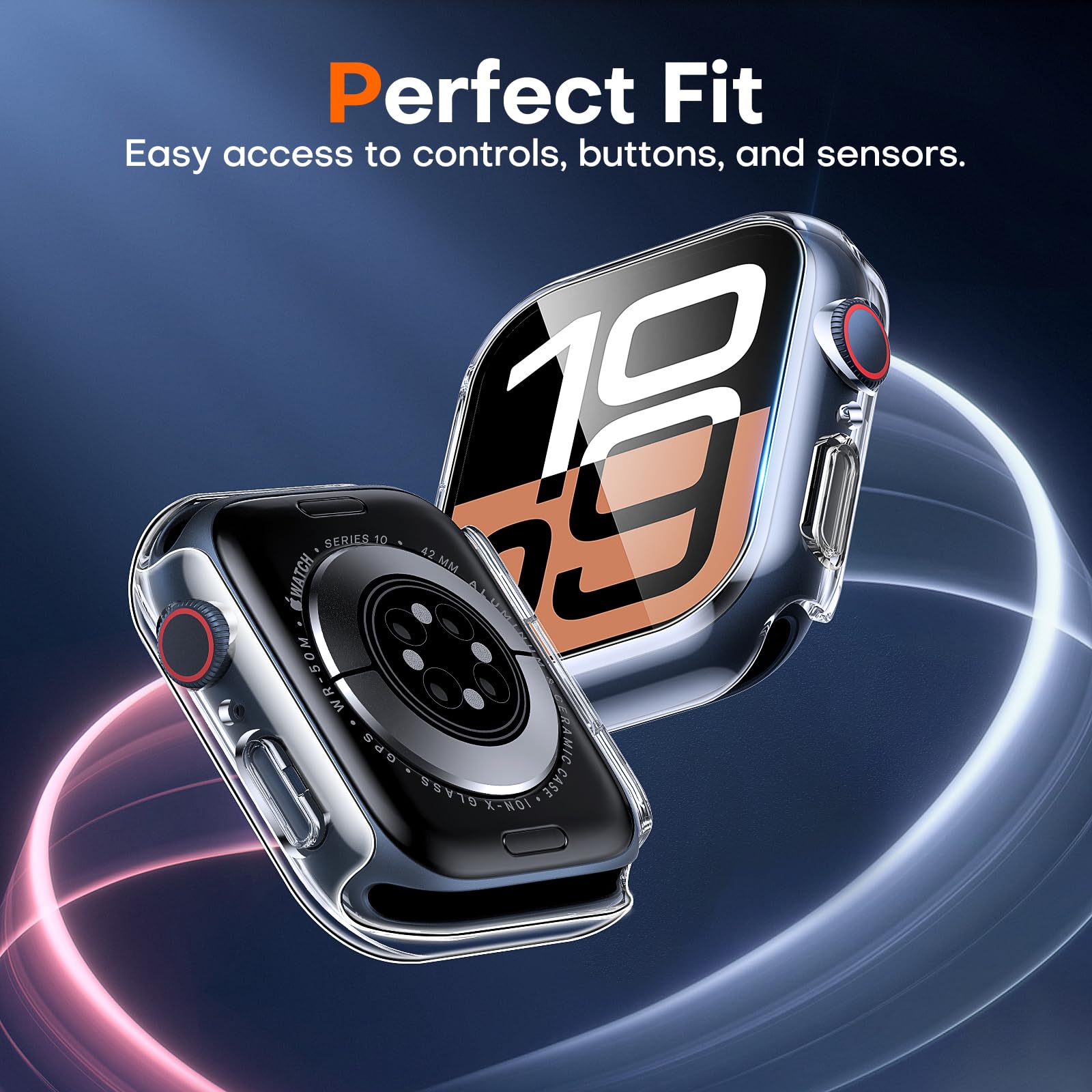 2 Buah Casing Kaca Tempered un - Smartwatch Case ulasan dan harga