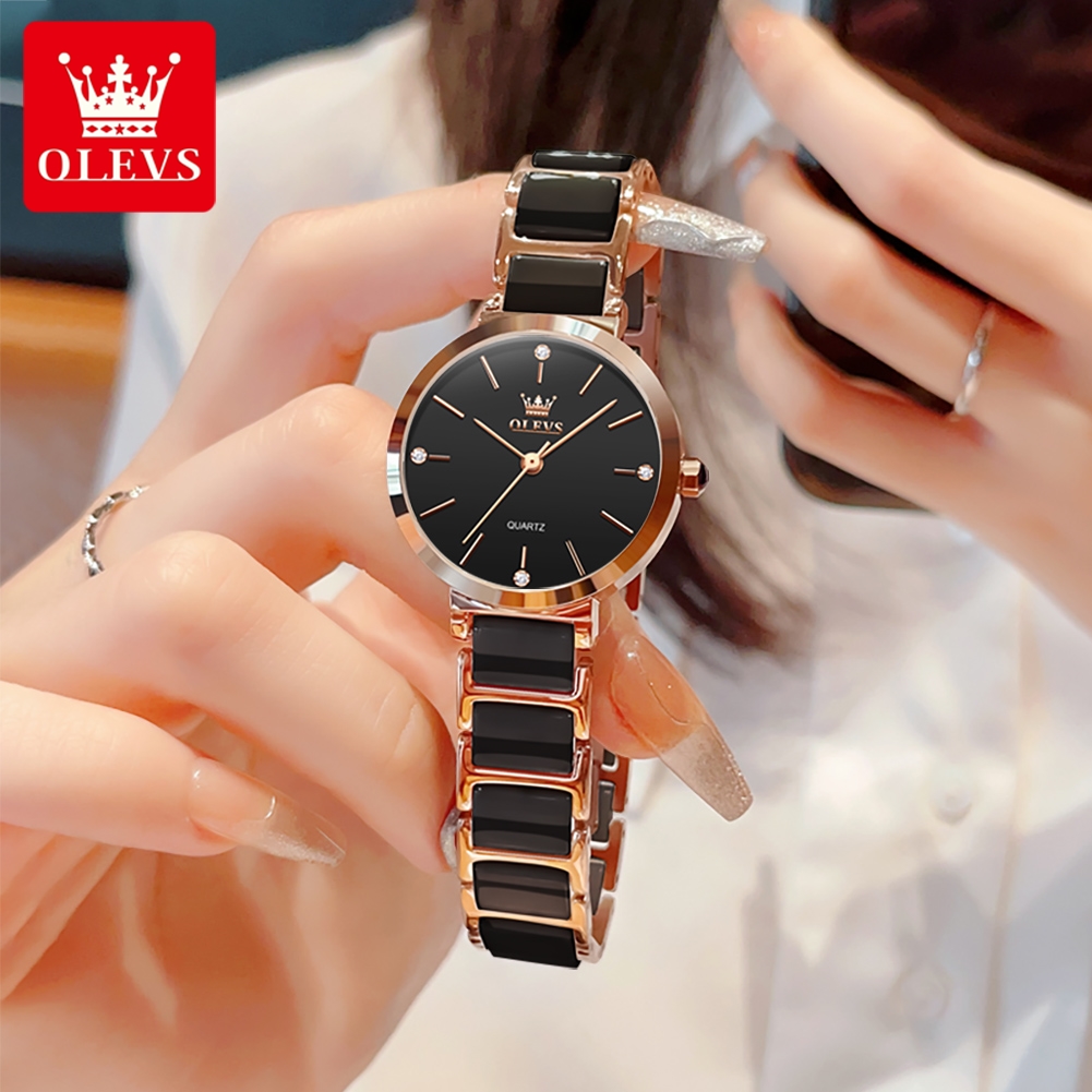 Jam Tangan Wanita OLEVS 5877 M - Accessories With Watch ulasan dan harga