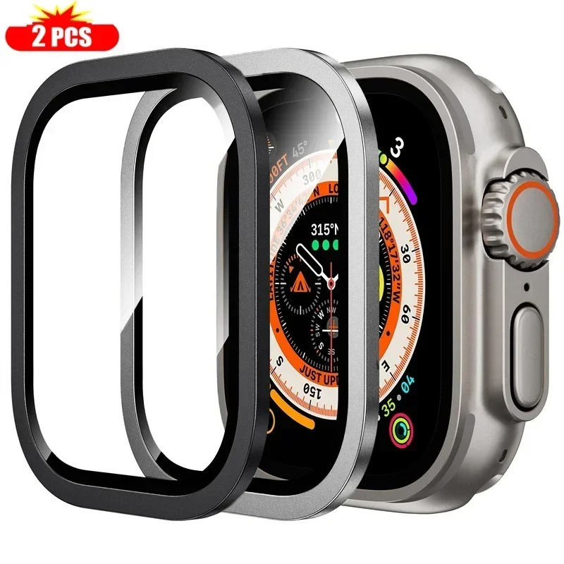 2 Buah Kaca Tempered untuk Jam - Smartwatch Case ulasan dan harga
