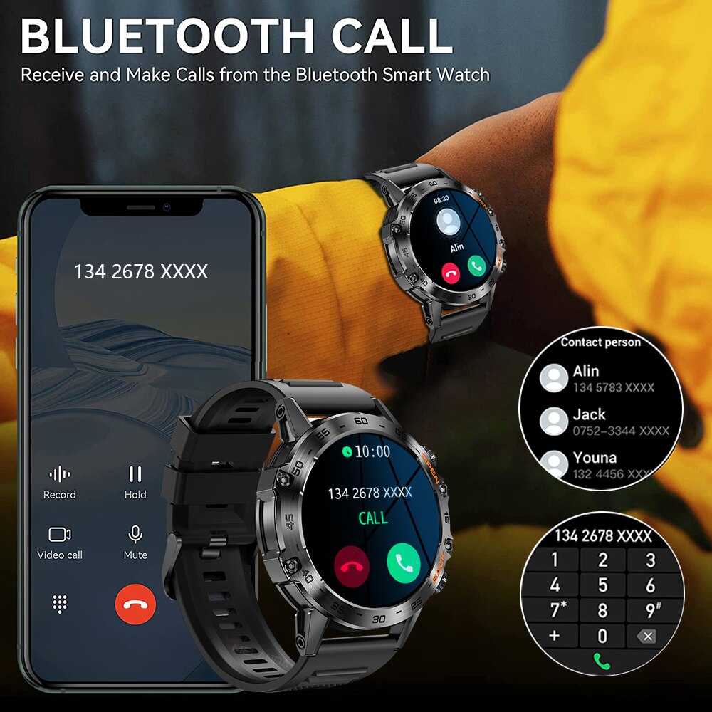 MEVADEN Steel 1.39 inci Jam Ta - Smartwatch Face ulasan dan harga