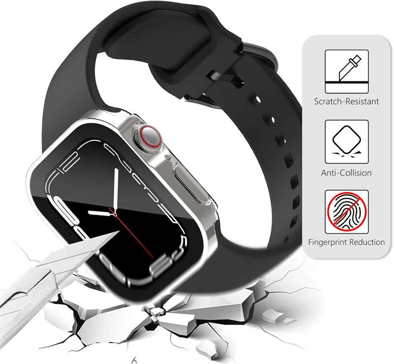 Pelindung Layar PC Keras Tahan - Smartwatch Case ulasan dan harga