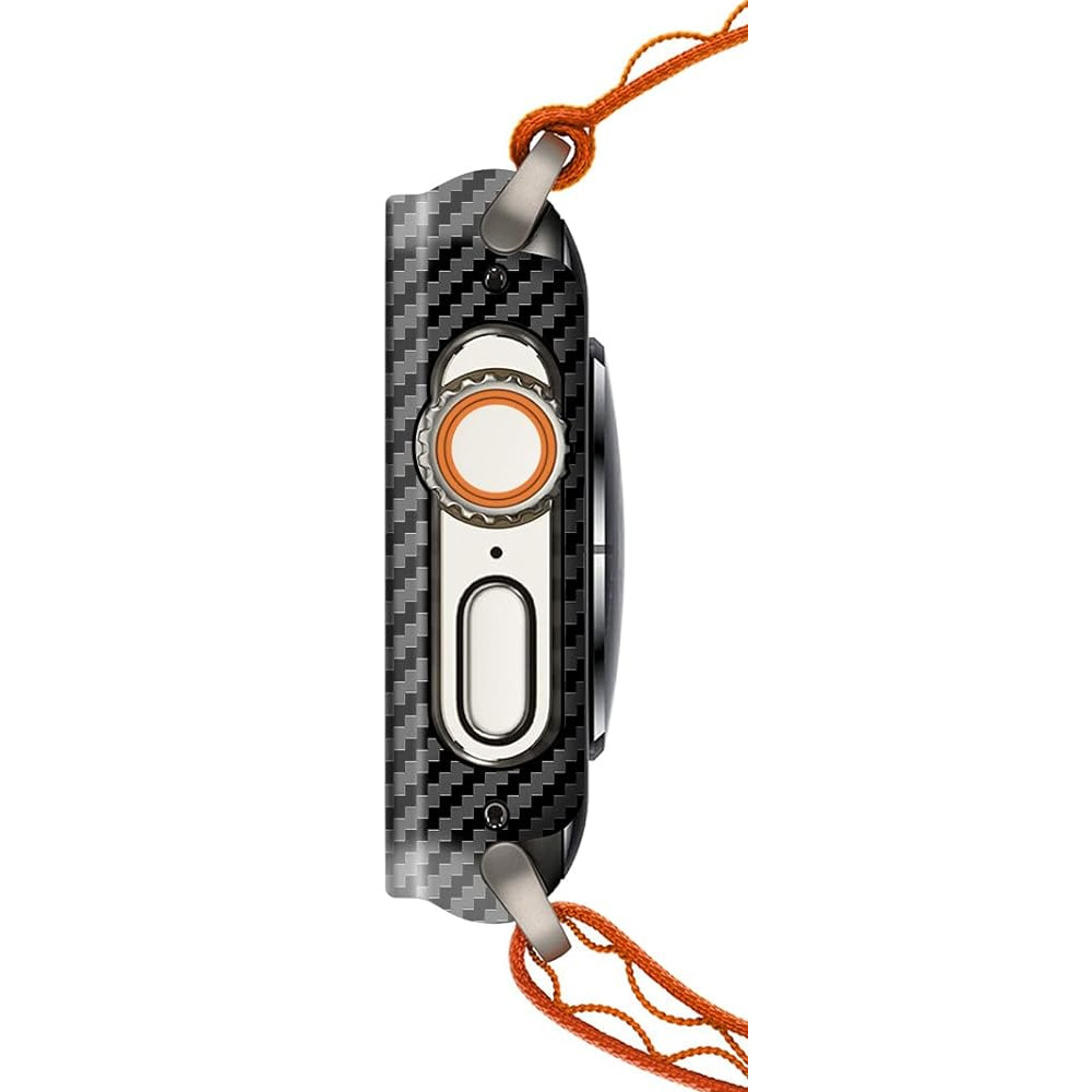 Casing Tipis Serat Karbon Kevl - Smartwatch Case ulasan dan harga