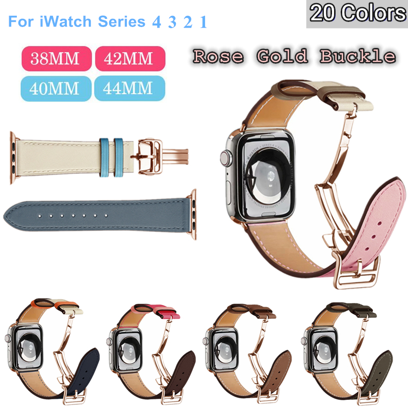 Rose Emas Gesper Tali untuk Ap - Smartwatch Accessories Shop ulasan dan harga